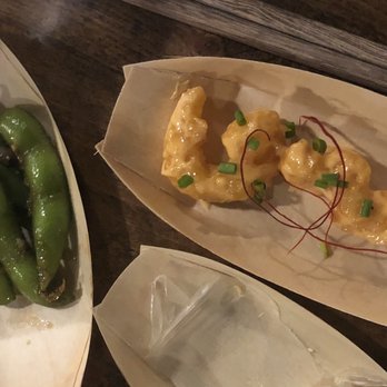 Kanpai - Shrimp and edamame - Sushi Bars Near Me - Boca Raton, Florida