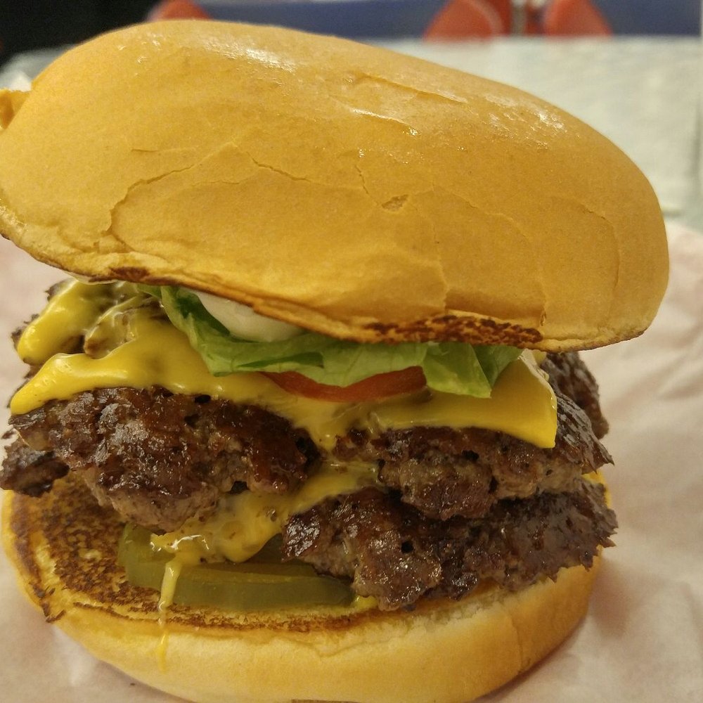 Flying Burger - Double burger with all the toppings and cheese - Burgers Near Me - El Dorado, Arkansas