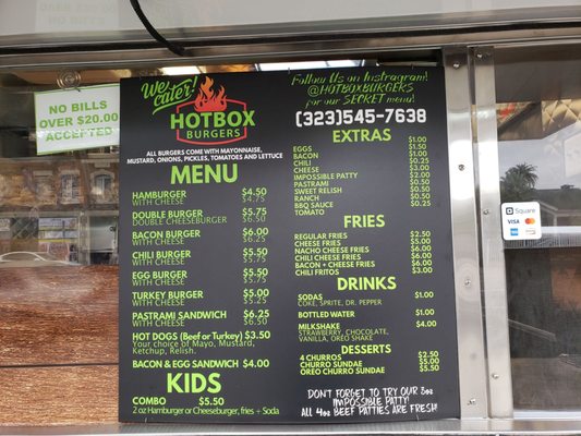 Menu photo 6 HotBox Burgers Los Angeles, CA Menu photo 6 HotBox Burgers Los Angeles, CA