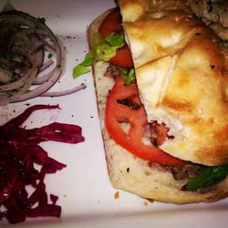 Mediterranean Turkish Grill - Doner kabob sandwhich