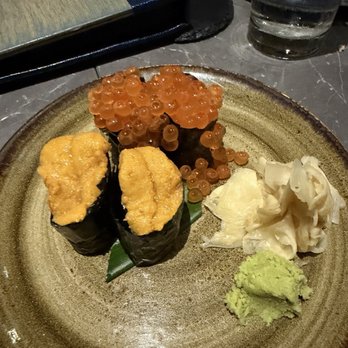 bashi - Uni Nigiri, Salmon Roe - Asian Fusion Near Me - Rancho Palos Verdes, California bashi - Uni Nigiri, Salmon Roe - Asian Fusion Near Me - Rancho Palos Verdes, California