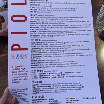 Piola - Menu 2024 - Pizza Near Me - Hallandale Beach, Florida