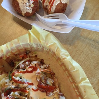 Bumblebees BBQ and Grill - KP spicy and kimchi fried rice balls. - New American Near Me - Midvale, Utah