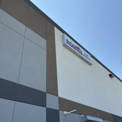 Routes Car Rental - Building sign
