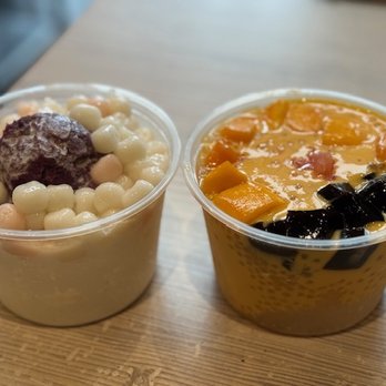 Sweethoney Dessert - Purple Yam Snow and Mango Pomelo sago with grass jelly - Desserts Near Me - Colma, California Sweethoney Dessert - Purple Yam Snow and Mango Pomelo sago with grass jelly - Desserts Near Me - Colma, California