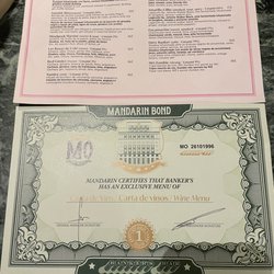 Bankers Bar - 2022-11-19 Menu
