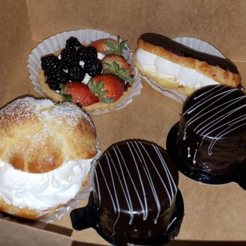 Layered Cakerie - Fruit tart, Eclair, Cream Puff, Ding Dongs - Bakeries Near Me - Montclair, California