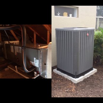 Downeast Air Heating and Cooling - New Rheem system! - Heating & Air Conditioning/HVAC Near Me - Naples, Florida Downeast Air Heating and Cooling - New Rheem system! - Heating & Air Conditioning/HVAC Near Me - Naples, Florida