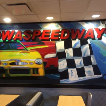 McDonald's - a mural of a racing car - Fast Food Near Me - Newton, Iowa