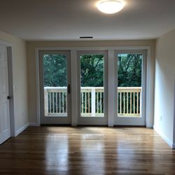 Custom Crafted Homes - A small part of an addition in Harwich, a balcony was added to the newly constructed master bedroom