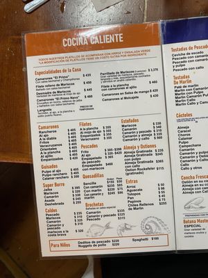 Menu photo 1 El Primo Nava Ensenada, BCN