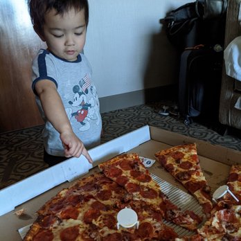 New York Pizza - See size comparison with my toddler - Pizza Near Me - San Bruno, California New York Pizza - See size comparison with my toddler - Pizza Near Me - San Bruno, California