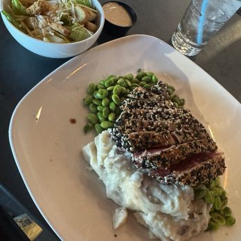 STATS Sports Grill - Crusted ahi steak. - Sports Bars Near Me - Mesa, Arizona STATS Sports Grill - Crusted ahi steak. - Sports Bars Near Me - Mesa, Arizona