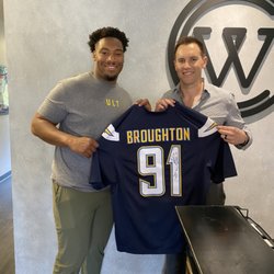 WISH ChiroSport - LA CHARGERS PLAYER STOKED ON CARE! LOVE OUR WISH ATHLETES.