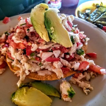Los Albañiles - Ceviche tostada. Just delicious clean and healthy. I am so happy hi this is it at this establishment. Thank you Yelp and reviewers - Tacos Near Me - Tijuana, BCN Los Albañiles - Ceviche tostada. Just delicious clean and healthy. I am so happy hi this is it at this establishment. Thank you Yelp and reviewers - Tacos Near Me - Tijuana, BCN