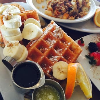 Waypoint Cafe - Banana Nut Waffles - American Near Me - Camarillo, California