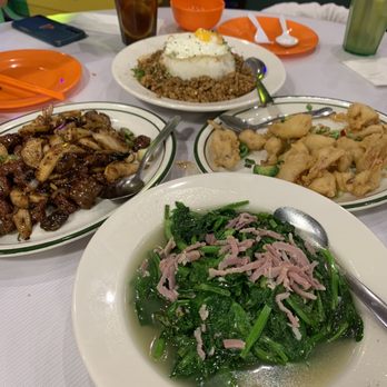Alice’s Kitchen - Sautéed pea shoots, minced pork and egg with rice, fried squid with spicy salt, sautéed mushroom and beef - Noodles Near Me - Temple City, California Alice’s Kitchen - Sautéed pea shoots, minced pork and egg with rice, fried squid with spicy salt, sautéed mushroom and beef - Noodles Near Me - Temple City, California