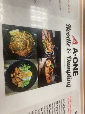 Menu photo 3 A One Noodle & Dumpling Pembroke Pines, FL