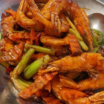 Earl Spicy - Spicy head on shrimp numbing pot - Szechuan Near Me - Millbrae, California Earl Spicy - Spicy head on shrimp numbing pot - Szechuan Near Me - Millbrae, California