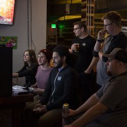 1-Up Lounge - The owners with some regulars
