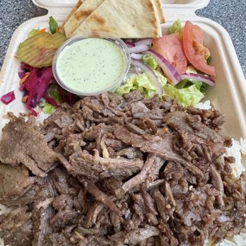 Nar Doner & Grill - Nar Doner Combo Doner Plate - Lamb & Beef - Turkish Near Me - San Francisco, California Nar Doner & Grill - Nar Doner Combo Doner Plate - Lamb & Beef - Turkish Near Me - San Francisco, California