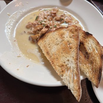 The Rendezvous Grill - Not sure what this was called, but I kept dipping that delicious toast. - New American Near Me - Welches, Oregon