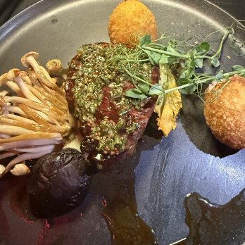 Mayami Wynwood - Fillete comes with side of cheese, croquettes, and mushrooms - Mexican Near Me - Miami, Florida Mayami Wynwood - Fillete comes with side of cheese, croquettes, and mushrooms - Mexican Near Me - Miami, Florida