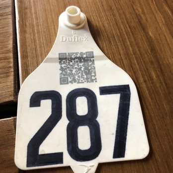 Chop House Burger - Ear tags for your order number.... clever. - Burgers Near Me - Fort Worth, Texas Chop House Burger - Ear tags for your order number.... clever. - Burgers Near Me - Fort Worth, Texas