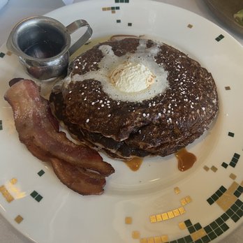 Encina - blue corn pancakes - New American Near Me - Dallas, Texas Encina - blue corn pancakes - New American Near Me - Dallas, Texas