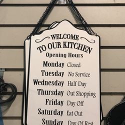 Rod Works - My new kitchen hours