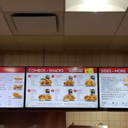 Chester's Chicken - Menu Boards