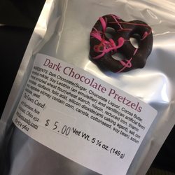 The Fawn Confectionary - Dark chocolate pretzels