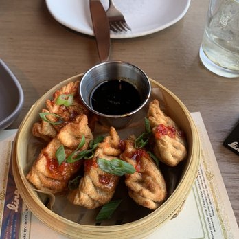 Linger - Spicy pork Potstickers - Asian Fusion Near Me - Denver, Colorado