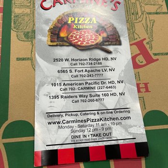 Carmine's Pizza Kitchen - Locations - Pizza Near Me - Las Vegas, Nevada Carmine's Pizza Kitchen - Locations - Pizza Near Me - Las Vegas, Nevada