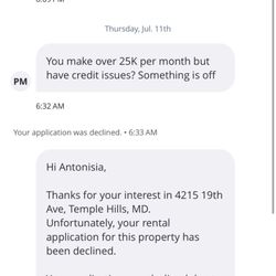 Bennett Realty Solutions - Screenshot of unprofessional behavior