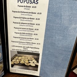 El Amanecer - Menu