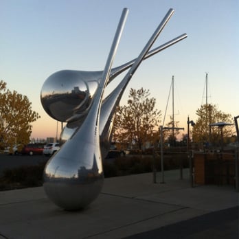 Bight Restaurant & Bar - a large metal sculpture - Bars Near Me - Thunder Bay, Ontario