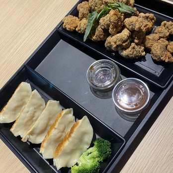 Bakery 1908 - Pork Dumplings + Popcorn Chicken - Bakeries Near Me - Orlando, Florida