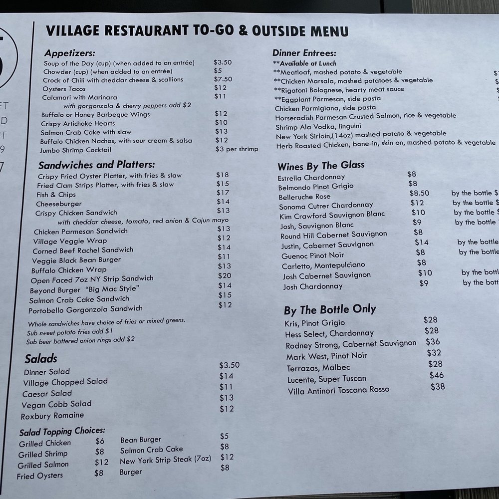 Menu Menu