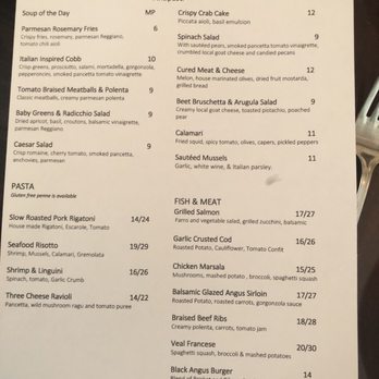 Moro's Kitchen - Menu - Italian Near Me - Skaneateles, New York