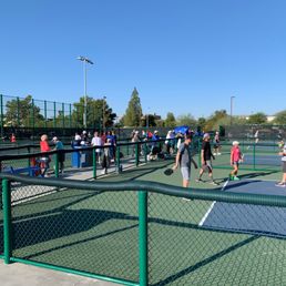 Pickleball courts. Pickleball courts.