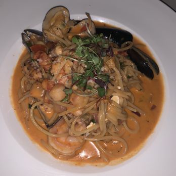 Caffe Concerto - Frutti Di Mare w/ rose sauce - $27 - Pizza Near Me - Los Angeles, California Caffe Concerto - Frutti Di Mare w/ rose sauce - $27 - Pizza Near Me - Los Angeles, California
