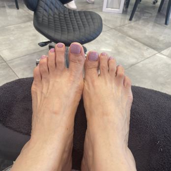 Swan's Nail Spa - The final pedicure job! Cute! - Nail Salons Near Me - Menifee, California