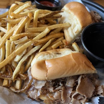 Gateway Cafe - French Dip with house-made fries. - Breakfast & Brunch Near Me - Plummer, Idaho Gateway Cafe - French Dip with house-made fries. - Breakfast & Brunch Near Me - Plummer, Idaho