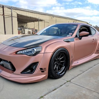 Element 6 Design - FRS Full Satin Rose Gold Wrap - Auto Customization Near Me - Rowland Heights, California Element 6 Design - FRS Full Satin Rose Gold Wrap - Auto Customization Near Me - Rowland Heights, California