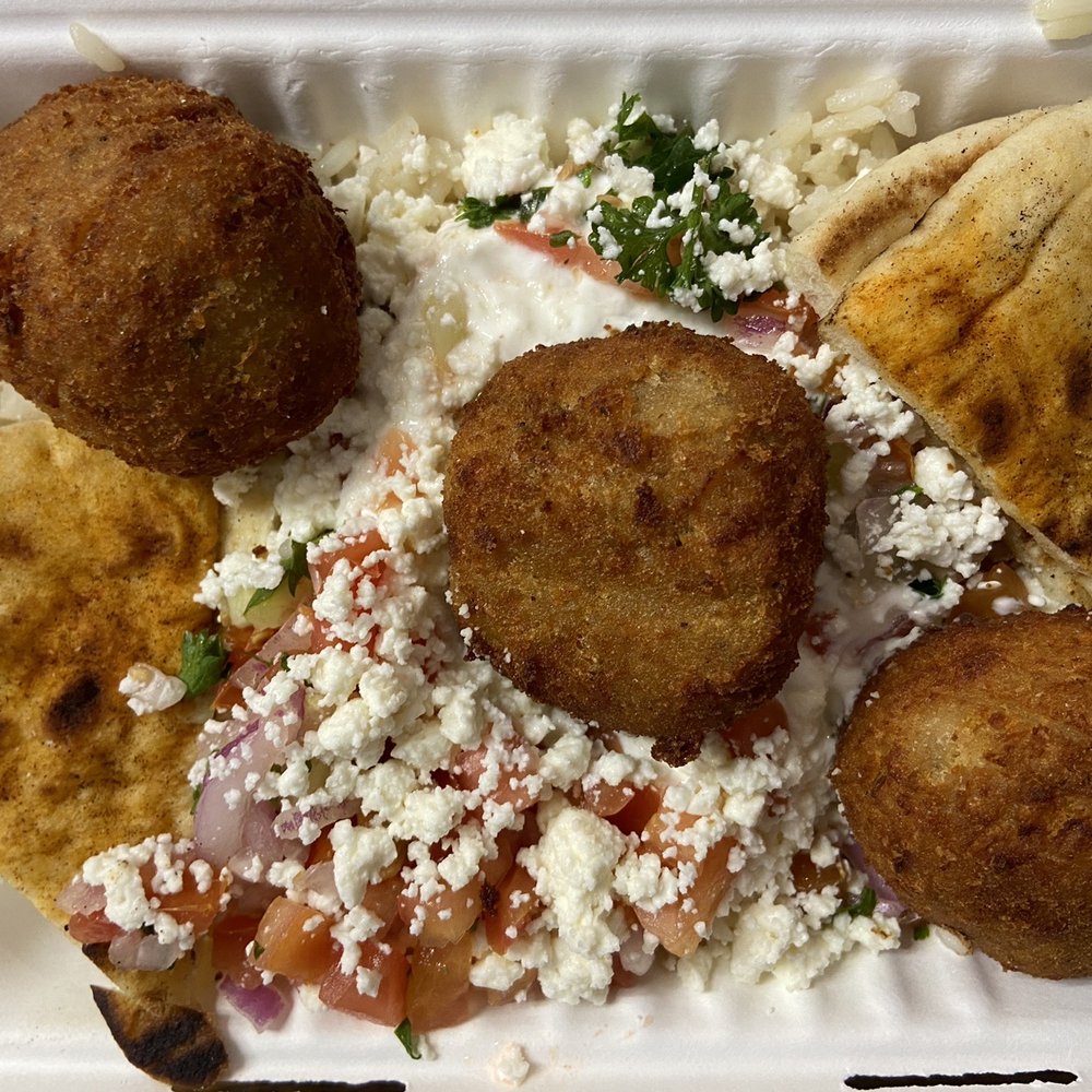 Greek On The Street - Greek Falafel bowl - Food Trucks Near Me - Baltimore, Maryland Greek On The Street - Greek Falafel bowl - Food Trucks Near Me - Baltimore, Maryland