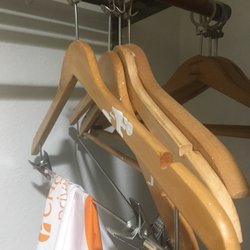 Quality Inn - Painted hangers.
