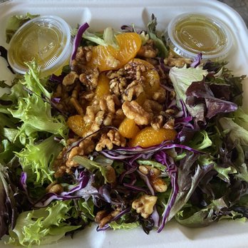 Haleiwa Joe's - The salad that comes with the Mac nut fried chicken katsu (not pictured). Dressing was overly oily. - Seafood Near Me - Kaneohe, Hawaii Haleiwa Joe's - The salad that comes with the Mac nut fried chicken katsu (not pictured). Dressing was overly oily. - Seafood Near Me - Kaneohe, Hawaii