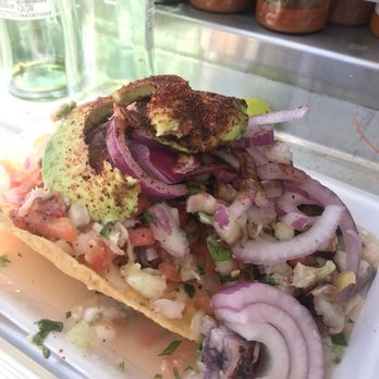 Mariscos German - Mix Tostada - Food Trucks Near Me - San Marcos, California