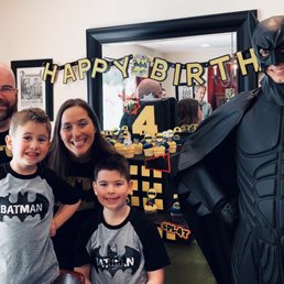 Batman made our party so special! You have to do this if you have little kids!